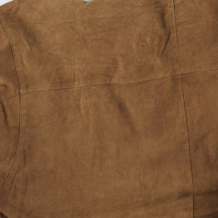 GIMO'S Valstar Jacket Suede Leather Blouson Men's Size L (approx.) unclear brown type Vintage Second Hand