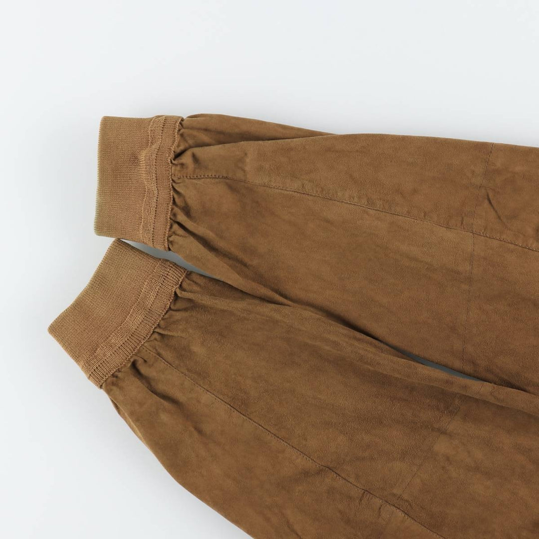 GIMO'S Valstar Jacket Suede Leather Blouson Men's Size L (approx.) unclear brown type Vintage Second Hand