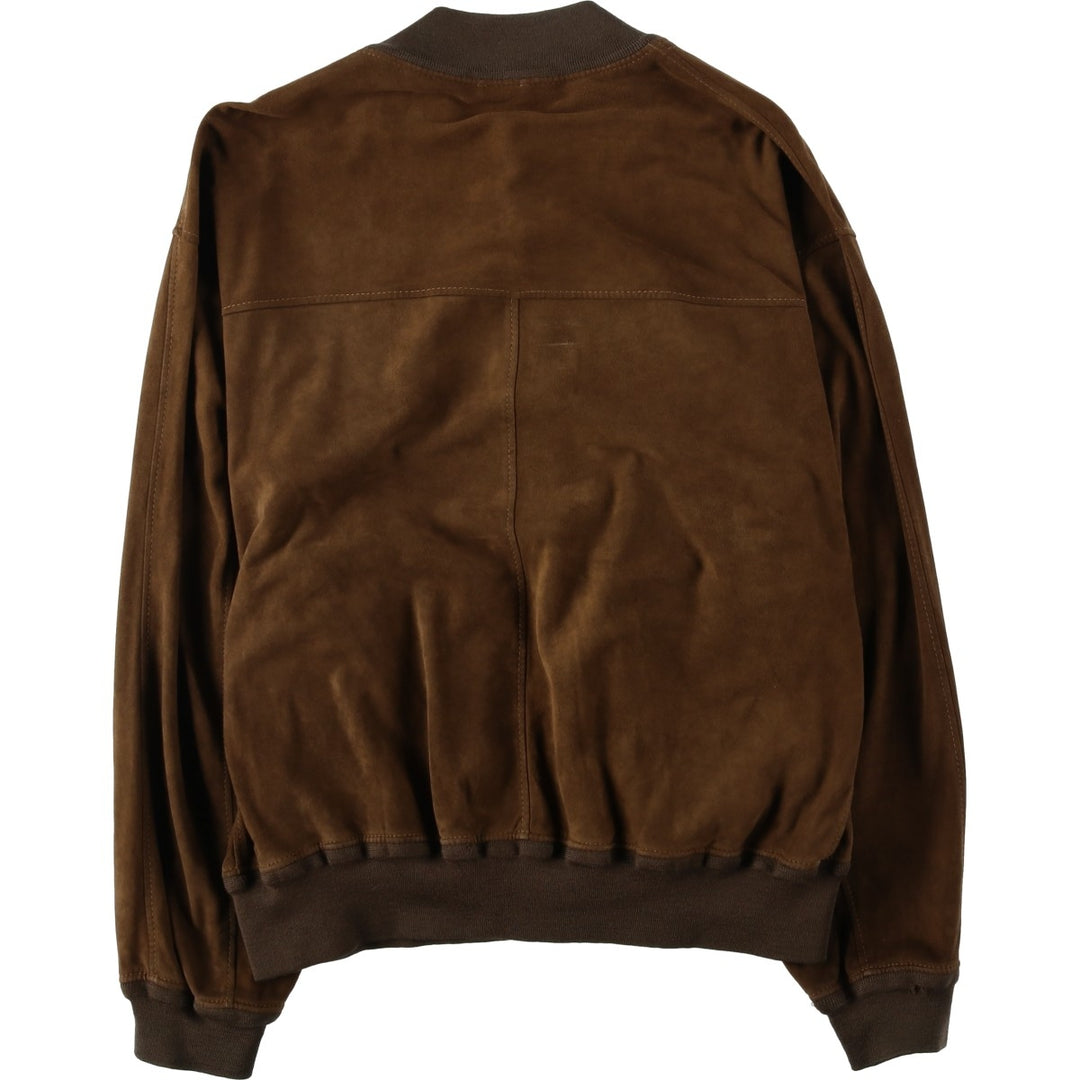 RUPP and TAURECK Valstar Jacket Suede Leather Blouson Men's Size M (approx.) Genuine Leather Suede Leather brown type Vintage Second Hand