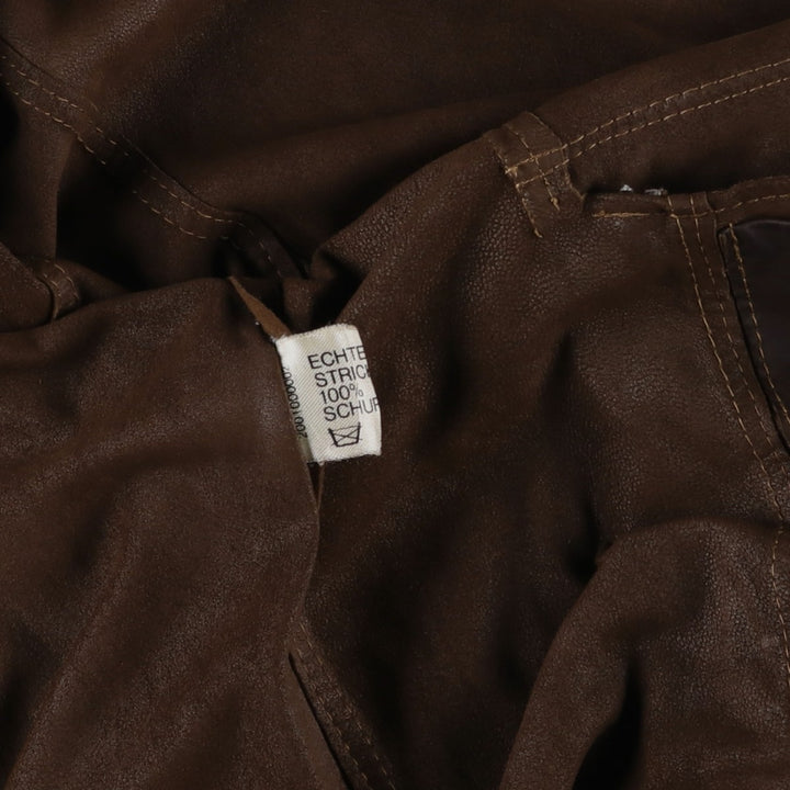 RUPP and TAURECK Valstar Jacket Suede Leather Blouson Men's Size M (approx.) Genuine Leather Suede Leather brown type Vintage Second Hand