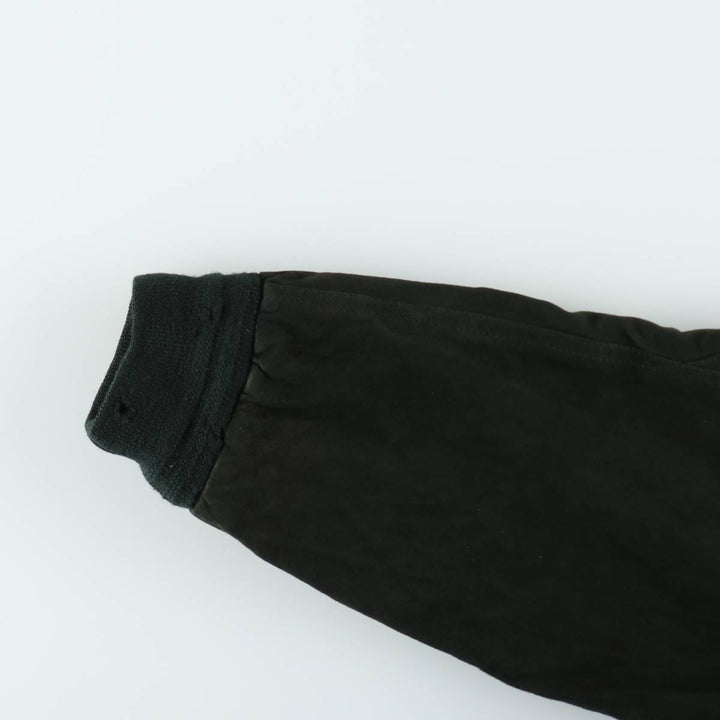 Suede leather blouson for men (size L) unclear black type Vintage Second Hand