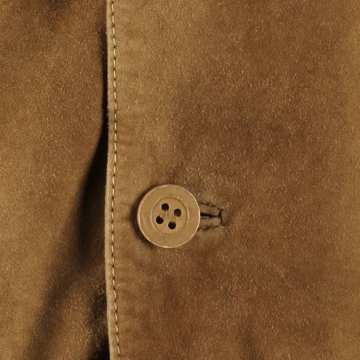 HESSNATUR Valstar Jacket Suede Leather Blouson Men's Size L Genuine Leather Suede Leather brown type Vintage Second Hand