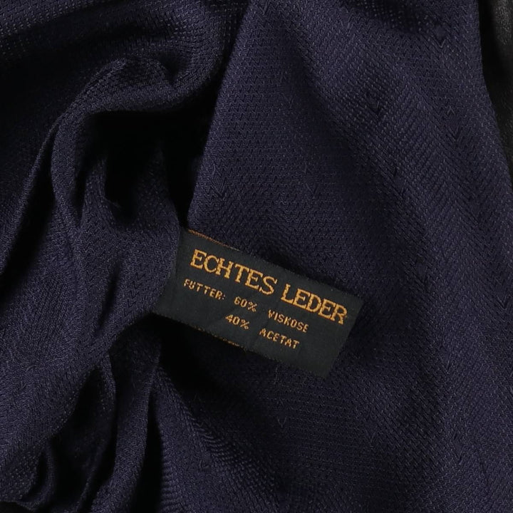 CLASSIC Suede Leather Blouson, Men's Size XL (approx.) Genuine Leather Suede Leather black type Vintage Second Hand