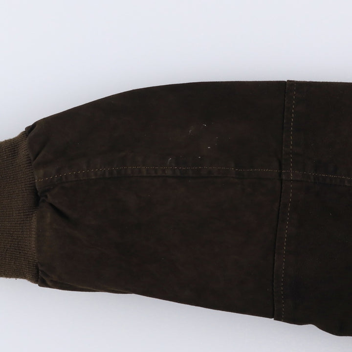 GIANNI MARIOLANO Suede Leather Blouson, Men's Size M (approx.) Genuine Leather Suede Leather brown type Vintage Second Hand