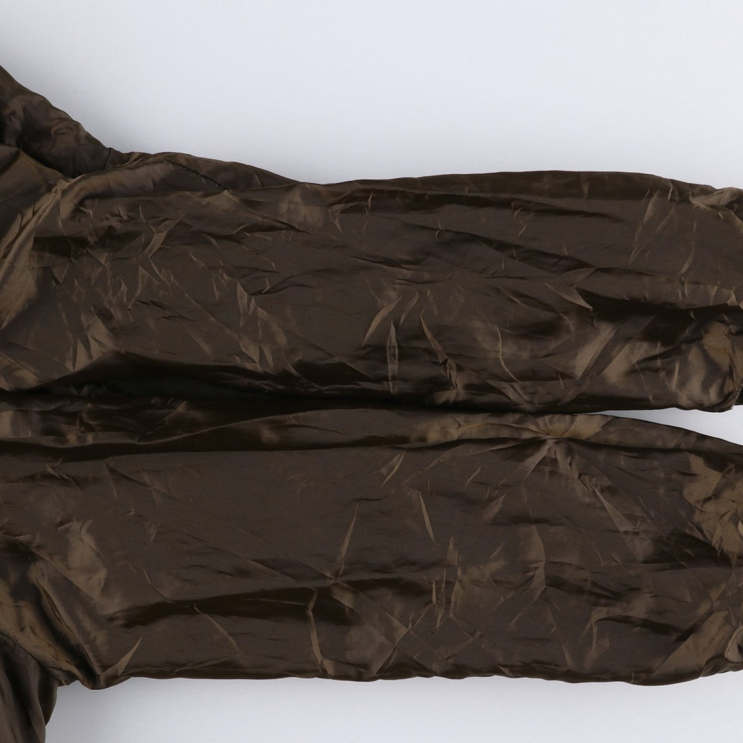 GIANNI MARIOLANO Suede Leather Blouson, Men's Size M (approx.) Genuine Leather Suede Leather brown type Vintage Second Hand