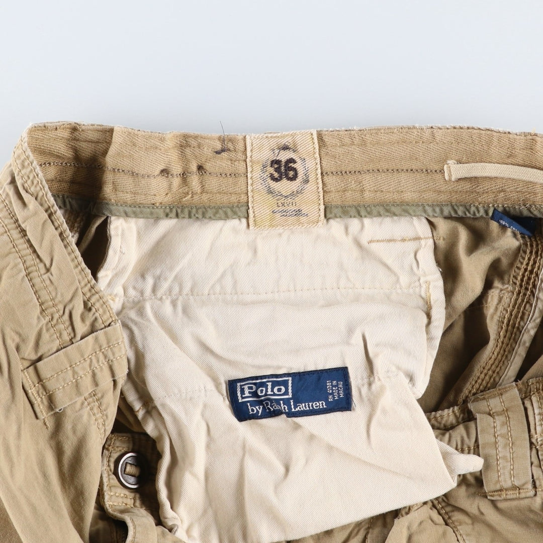 Ralph Lauren POLO by Ralph Lauren cargo shorts, short pants, men's w37 equivalent cotton Beige type Vintage Second Hand