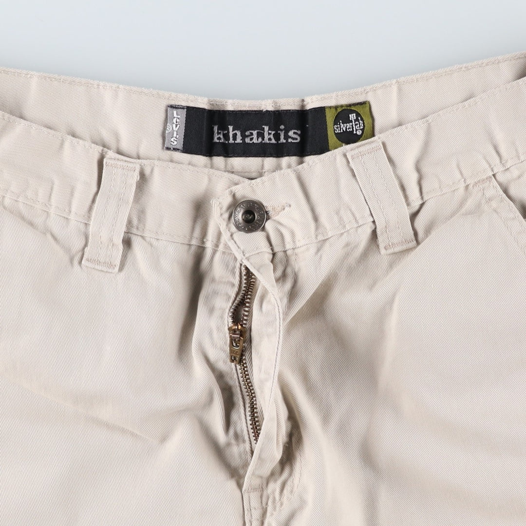 Levi's SILVER TAB Khakis Cargo Shorts, Men's Size W32 (approx.) unclear ivory Vintage Second Hand