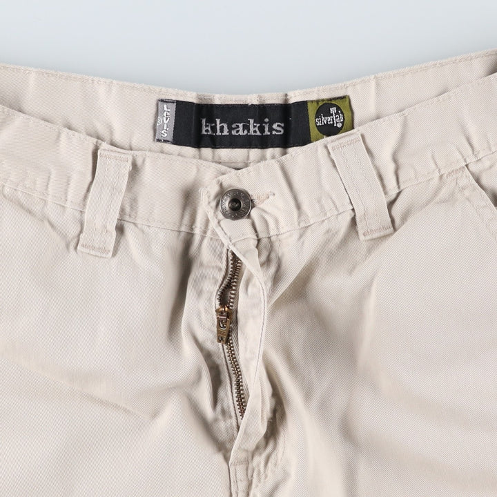 Levi's SILVER TAB Khakis Cargo Shorts, Men's Size W32 (approx.) unclear ivory Vintage Second Hand