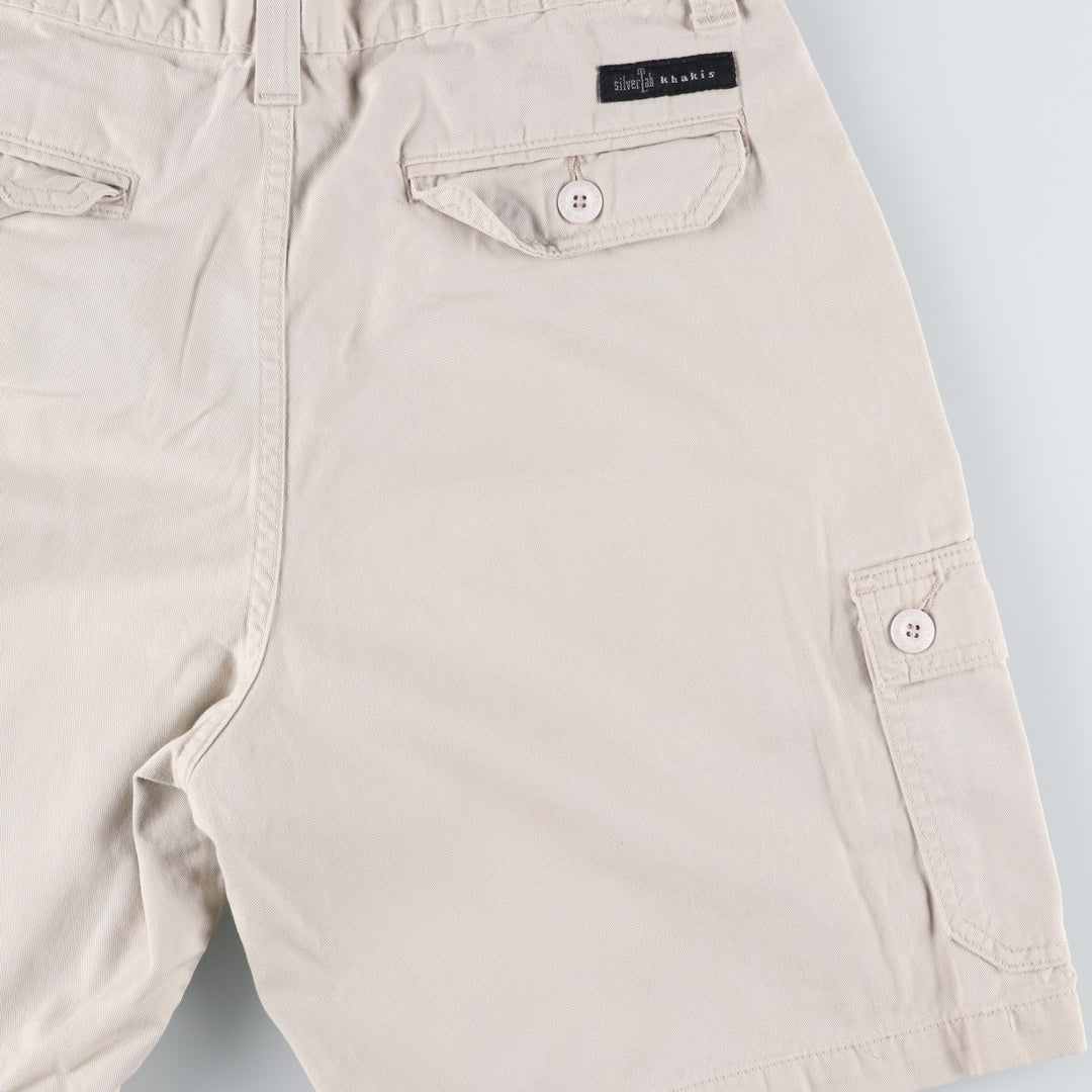 Levi's SILVER TAB Khakis Cargo Shorts, Men's Size W32 (approx.) unclear ivory Vintage Second Hand