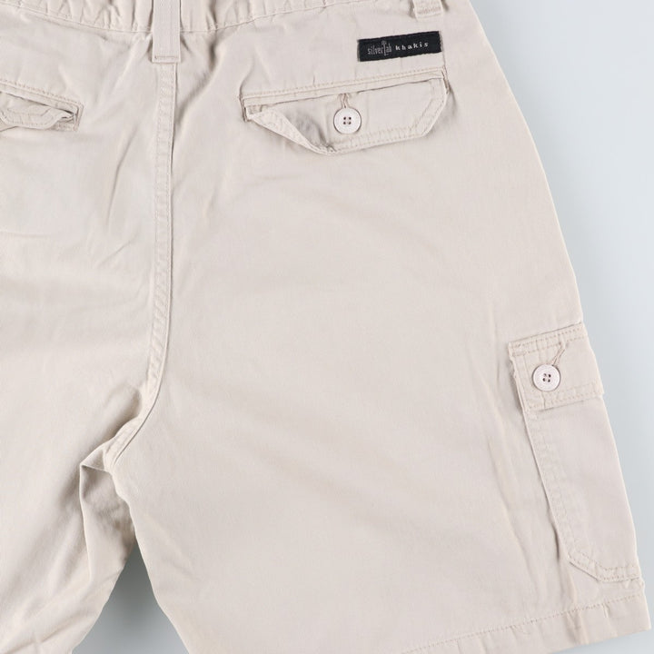 Levi's SILVER TAB Khakis Cargo Shorts, Men's Size W32 (approx.) unclear ivory Vintage Second Hand