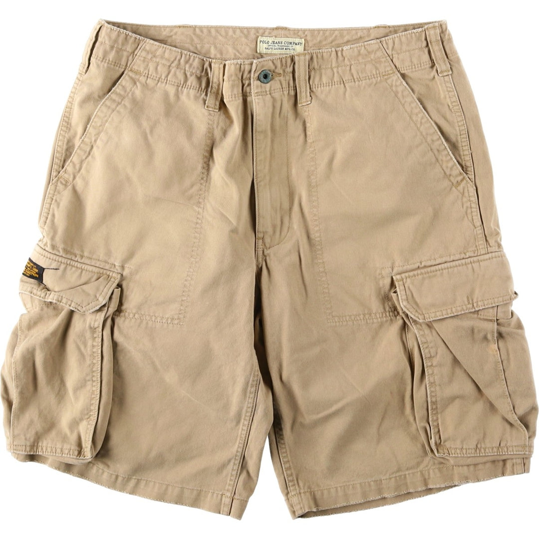 Ralph Lauren POLO JEANS COMPANY cargo shorts, men's size W37 (approx.) cotton Beige type Vintage Second Hand