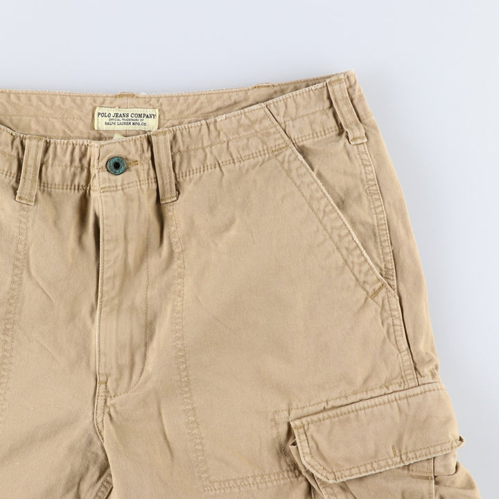 Ralph Lauren POLO JEANS COMPANY cargo shorts, men's size W37 (approx.) cotton Beige type Vintage Second Hand