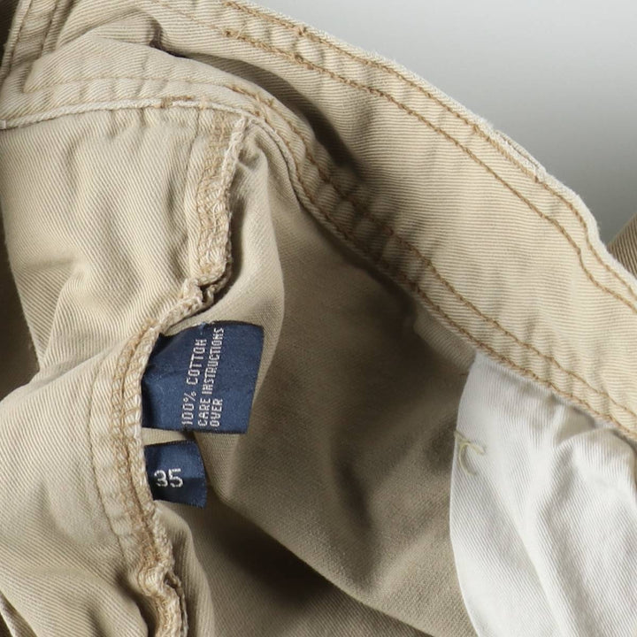 Ralph Lauren POLO by Ralph Lauren cargo shorts, short pants, men's size w34 cotton Beige type Vintage Second Hand