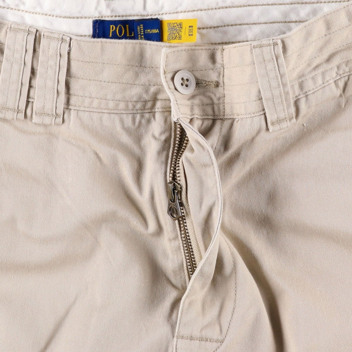 Ralph Lauren POLO RALPH LAUREN cargo shorts, half pants, men's size w35 cotton Beige type Vintage Second Hand