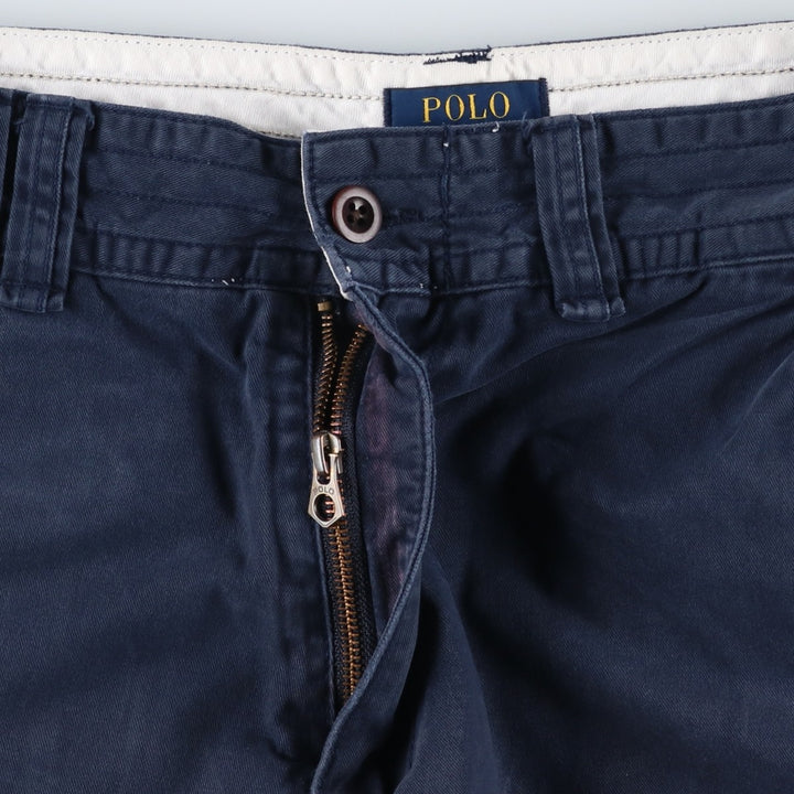 Ralph Lauren POLO RALPH LAUREN cargo shorts, half pants, men's size w31 cotton navy blue type Vintage Second Hand