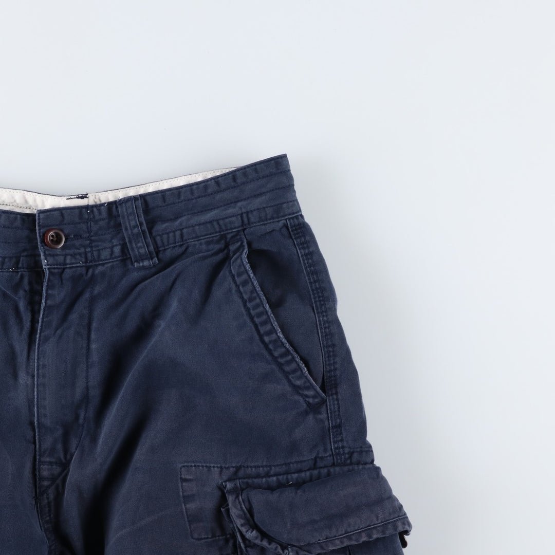 Ralph Lauren POLO RALPH LAUREN cargo shorts, half pants, men's size w31 cotton navy blue type Vintage Second Hand