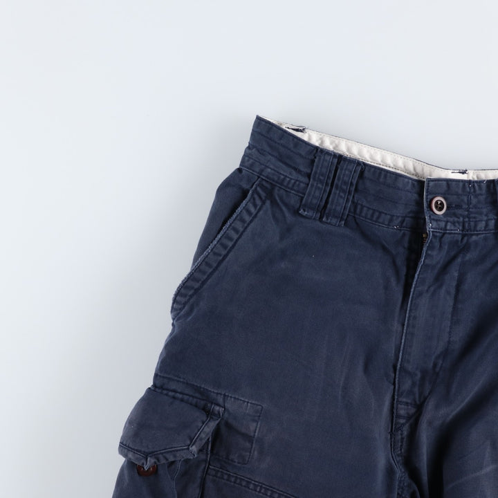 Ralph Lauren POLO RALPH LAUREN cargo shorts, half pants, men's size w31 cotton navy blue type Vintage Second Hand