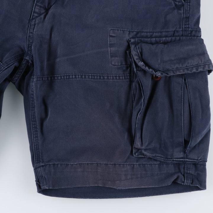 Ralph Lauren POLO RALPH LAUREN cargo shorts, half pants, men's size w31 cotton navy blue type Vintage Second Hand