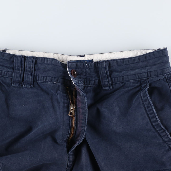 Ralph Lauren POLO RALPH LAUREN cargo shorts, half pants, men's size w31 cotton navy blue type Vintage Second Hand