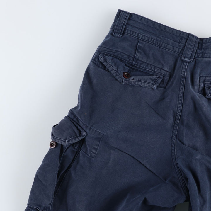 Ralph Lauren POLO RALPH LAUREN cargo shorts, half pants, men's size w31 cotton navy blue type Vintage Second Hand
