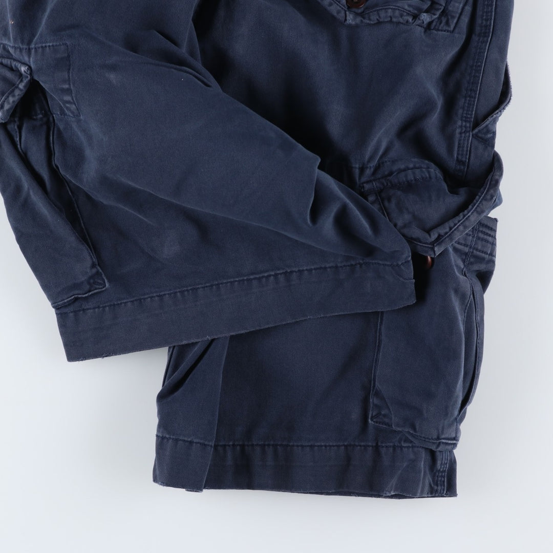 Ralph Lauren POLO RALPH LAUREN cargo shorts, half pants, men's size w31 cotton navy blue type Vintage Second Hand