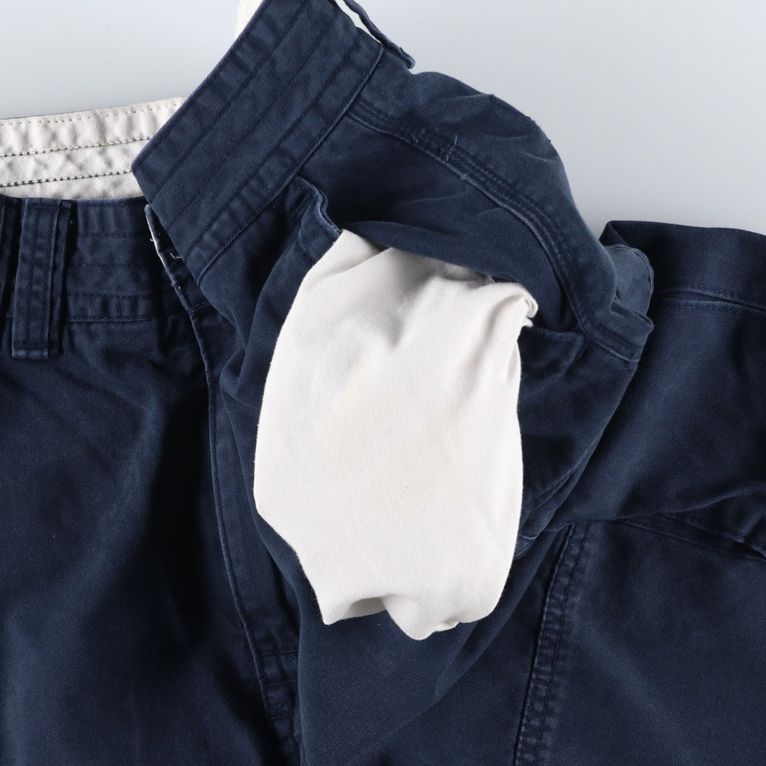 Ralph Lauren POLO RALPH LAUREN cargo shorts, half pants, men's, W30 equivalent cotton navy blue type Vintage Second Hand
