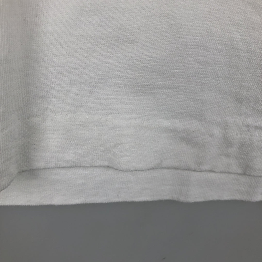 Fruit of the Loom x Disney Mickey Mouse Character Print T-Shirt, Made in USA, Men's Size L (approx.) cotton white type Vintage Second Hand