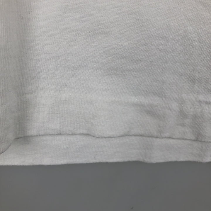 Fruit of the Loom x Disney Mickey Mouse Character Print T-Shirt, Made in USA, Men's Size L (approx.) cotton white type Vintage Second Hand