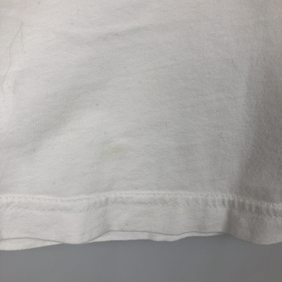 EVANGELION Anime Character Print T-Shirt, Men's Size M (approx.) cotton white type Vintage Second Hand