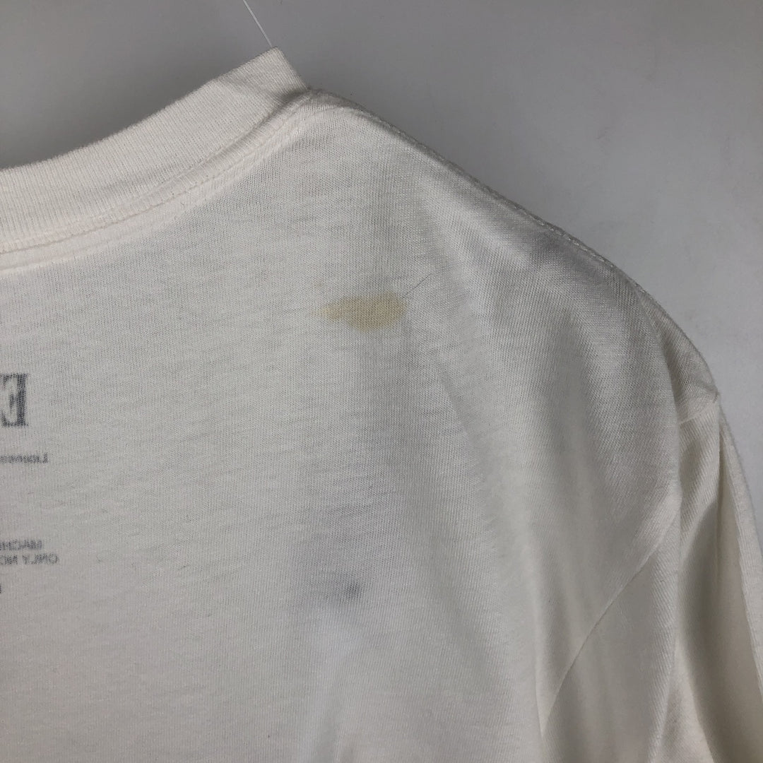 EVANGELION Anime Character Print T-Shirt, Men's Size M (approx.) cotton white type Vintage Second Hand