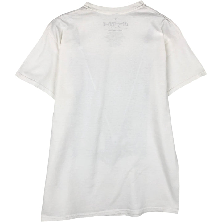 Death Note Light Yagami Ryuk Anime Character Print T-Shirt, Men's Size M cotton white type Vintage Second Hand
