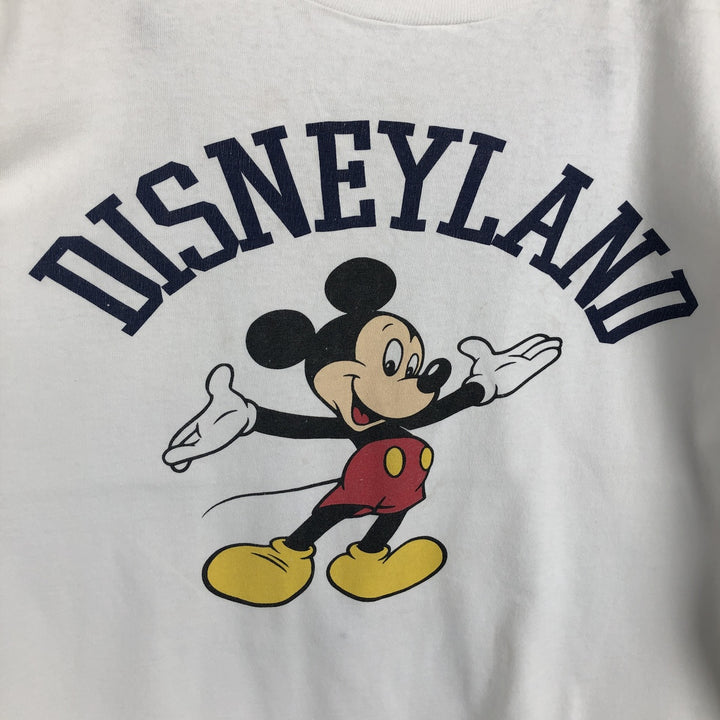 90'S MICKEY, INC MICKEY MOUSE Mickey Mouse Character Print T-Shirt, Made in USA, Men's XL equivalent, Vintage cotton black type Vintage Second Hand