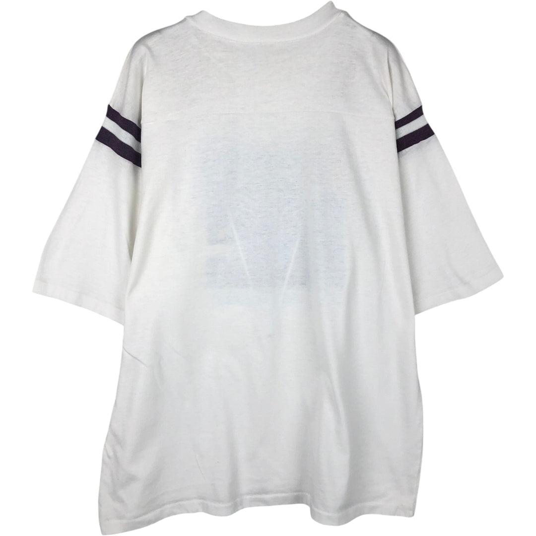 SNOOPY character print T-shirt, men's size XL. unclear white type Vintage Second Hand