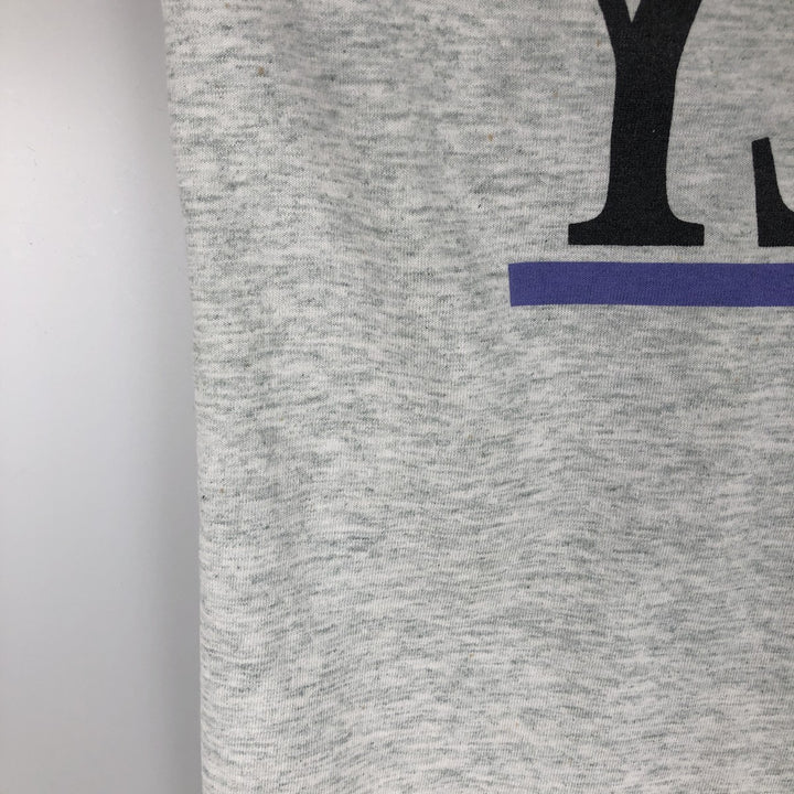 MICKEY MOUSE Anime Character Print T-Shirt, Men's Size XL (approx.) unclear pale white type Vintage Second Hand
