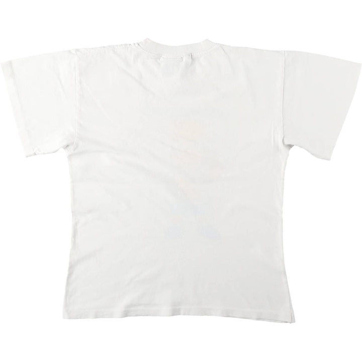 90'S THE SIMPSONS Bart Character Print T-Shirt, Men's Size L (Equivalent), Vintage cotton white type Vintage Second Hand