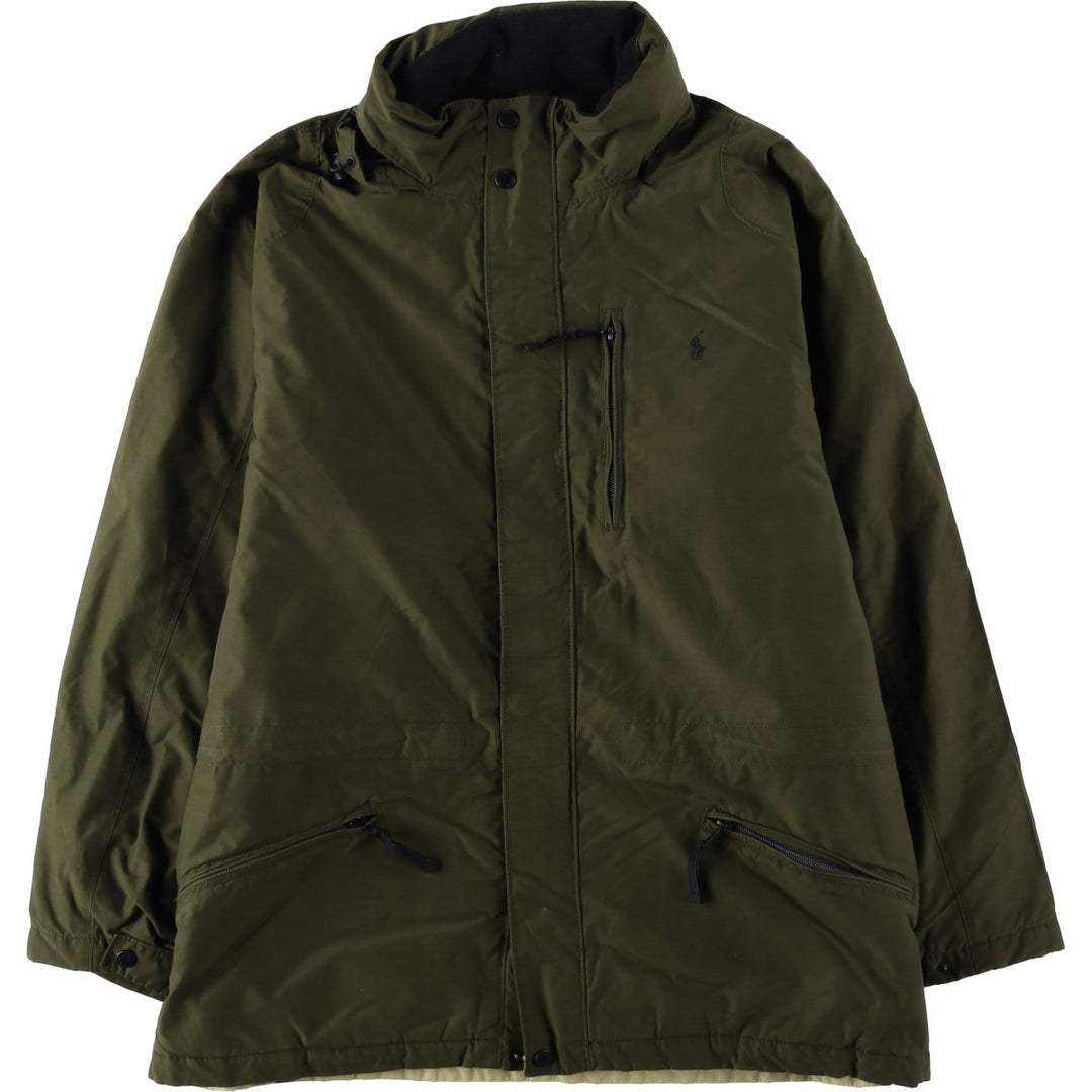 Ralph Lauren POLO by Ralph Lauren padded jacket puffer jacket men's XL size cotton Khaki type Vintage Second Hand