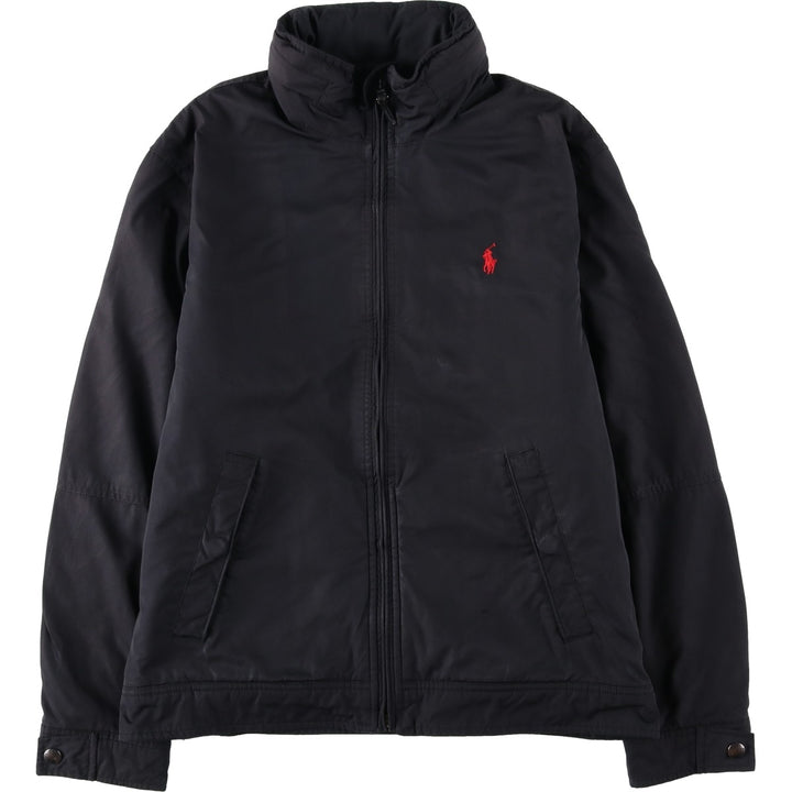Ralph Lauren POLO by Ralph Lauren padded puffer jacket, men's size M polyester black type Vintage Second Hand