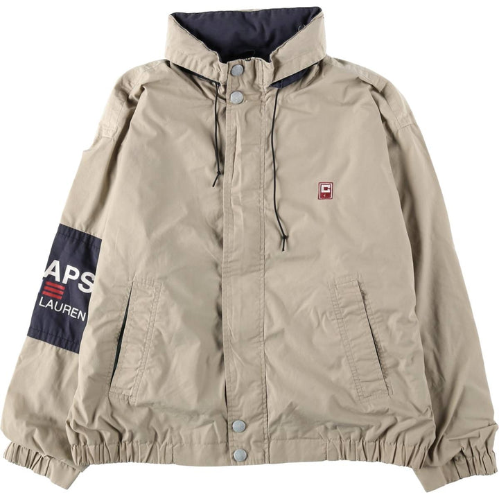 Ralph Lauren CHAPS windbreaker, men's size L polyester Beige type Vintage Second Hand