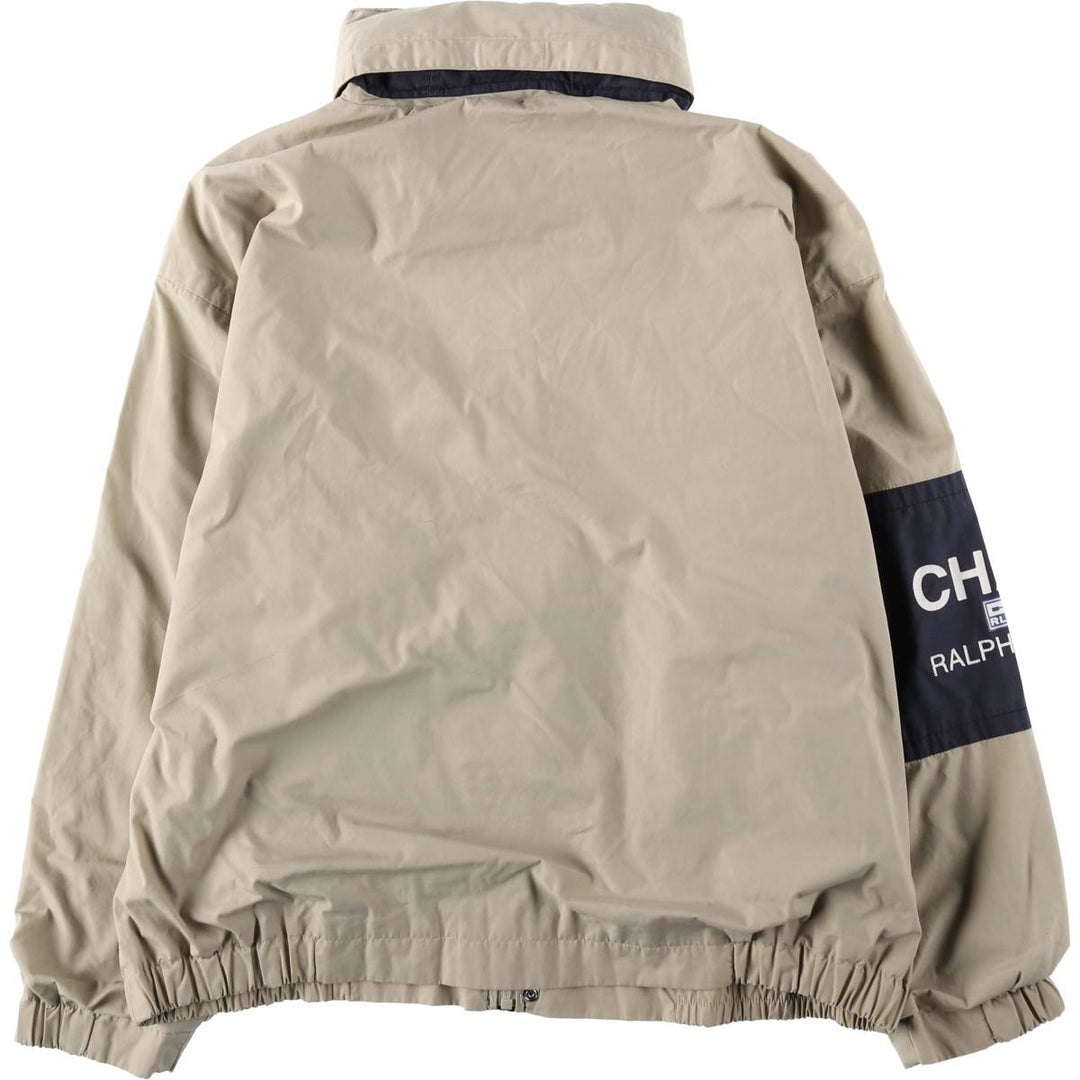 Ralph Lauren CHAPS windbreaker, men's size L polyester Beige type Vintage Second Hand