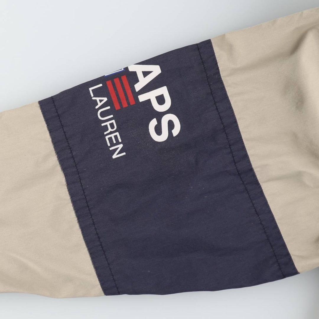 Ralph Lauren CHAPS windbreaker, men's size L polyester Beige type Vintage Second Hand
