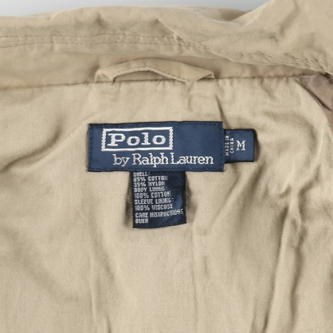 Ralph Lauren POLO by Ralph Lauren Half Coat, Men's Size M (approx.) cotton Beige type Vintage Second Hand
