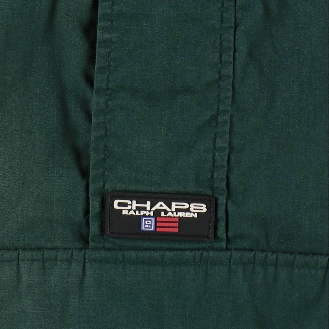 Ralph Lauren CHAPS Anorak Jacket, Made in Russia, Men's XL (approx.) polyester Green type dark green Vintage Second Hand