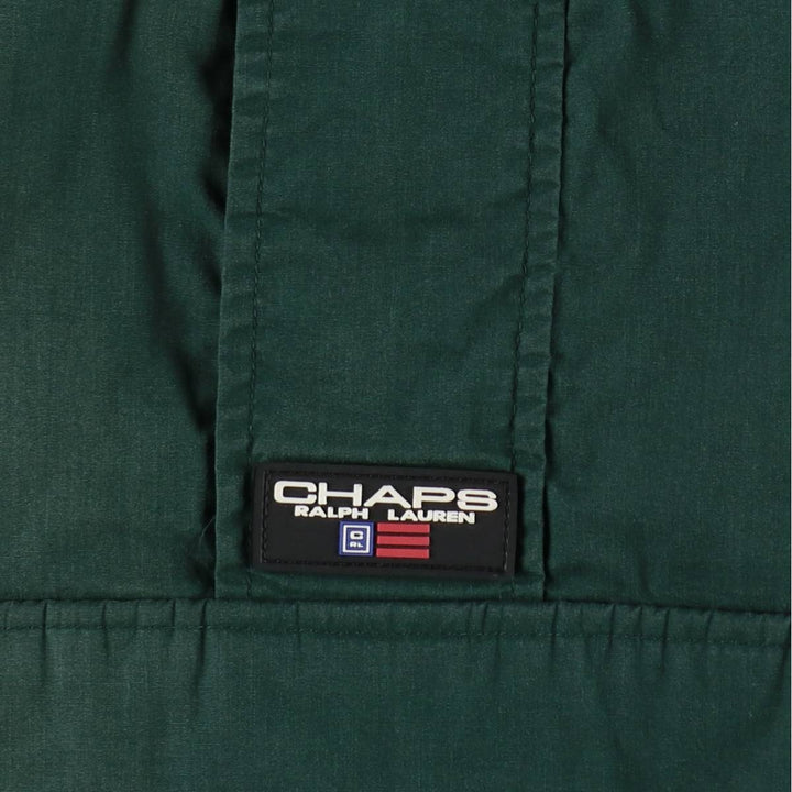Ralph Lauren CHAPS Anorak Jacket, Made in Russia, Men's XL (approx.) polyester Green type dark green Vintage Second Hand
