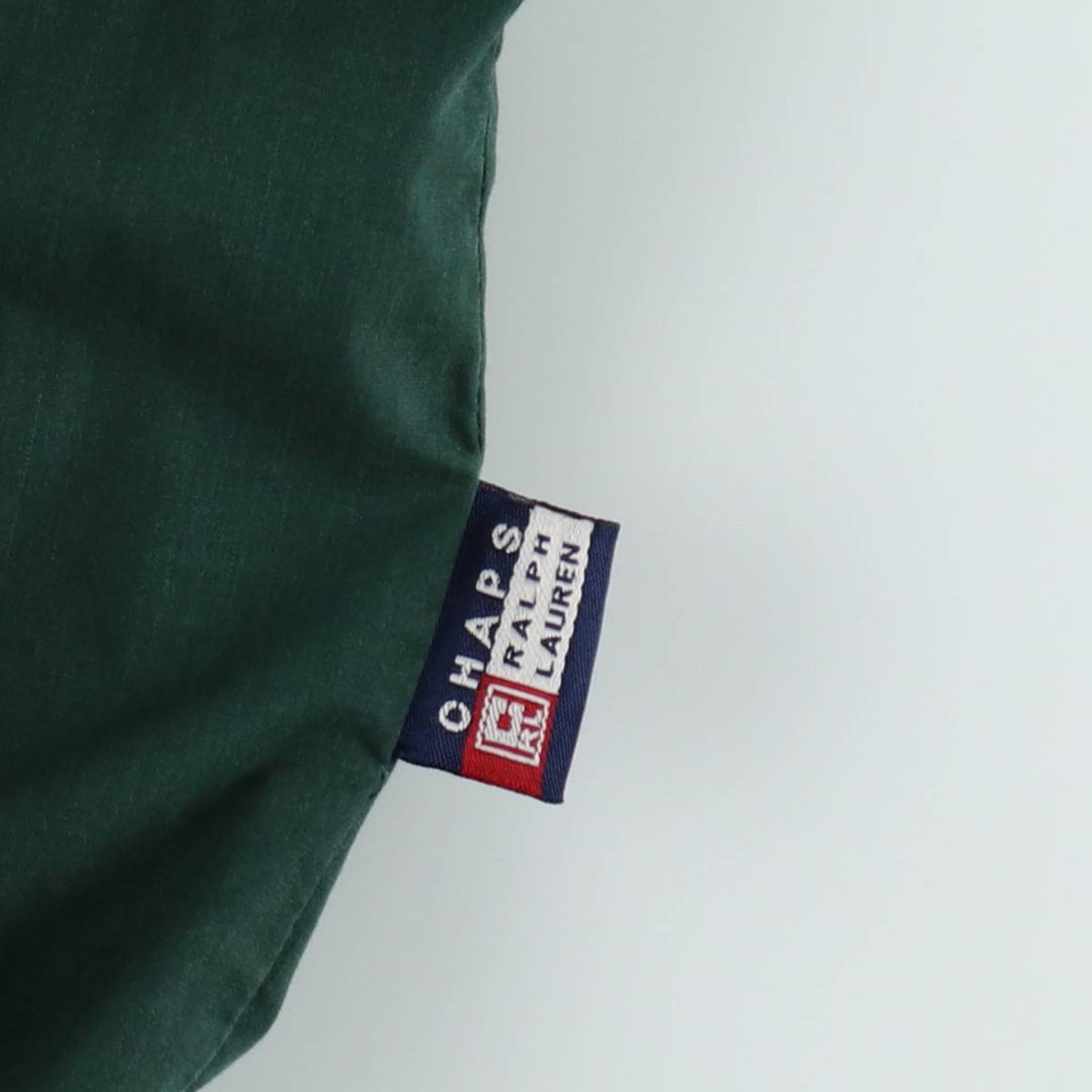 Ralph Lauren CHAPS Anorak Jacket, Made in Russia, Men's XL (approx.) polyester Green type dark green Vintage Second Hand
