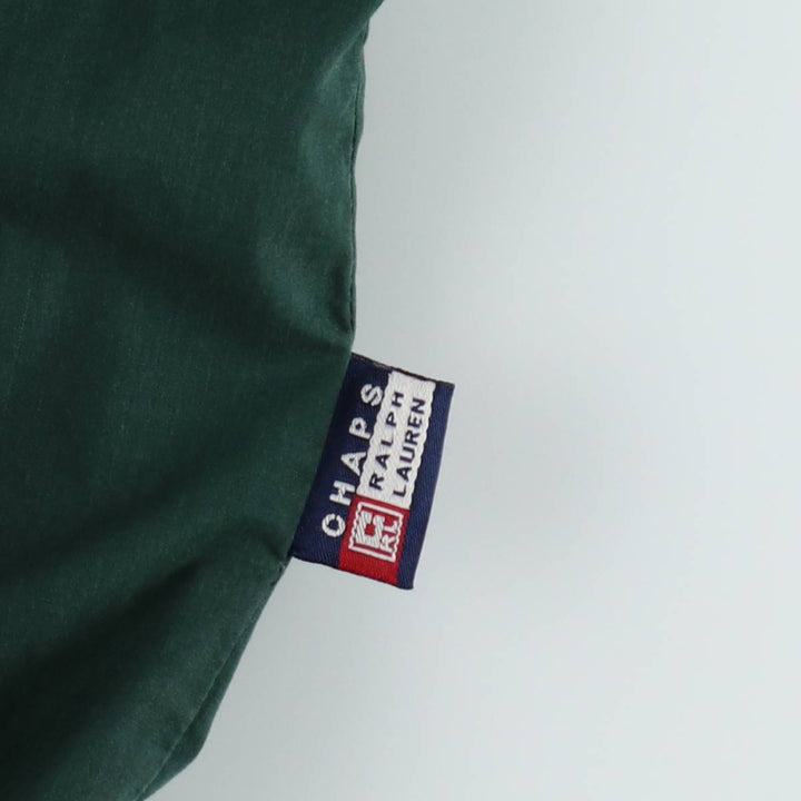 Ralph Lauren CHAPS Anorak Jacket, Made in Russia, Men's XL (approx.) polyester Green type dark green Vintage Second Hand