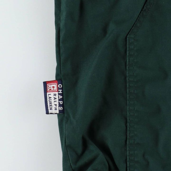 Ralph Lauren Chaps Anorak Jacket, Made in Russia, Men's Size L polyester Green type dark green Vintage Second Hand