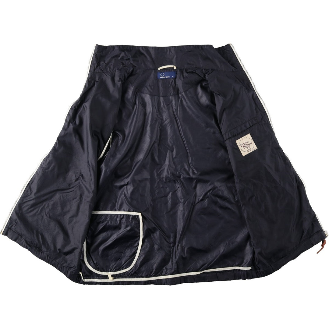 Fred Perry nylon jacket, men's size M Nylon black type Vintage Second Hand