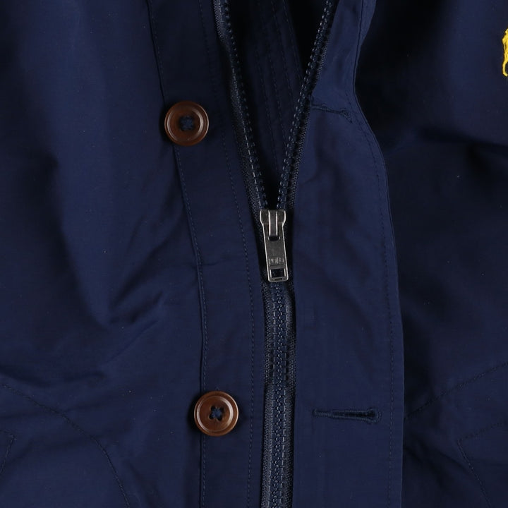 Ralph Lauren POLO RALPH LAUREN Hooded Windbreaker, Men's Size M (approx.) cotton navy blue type Vintage Second Hand