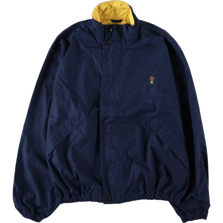 Ralph Lauren CHAPS windbreaker, made in Russia, men's size L polyester navy blue type Vintage Second Hand