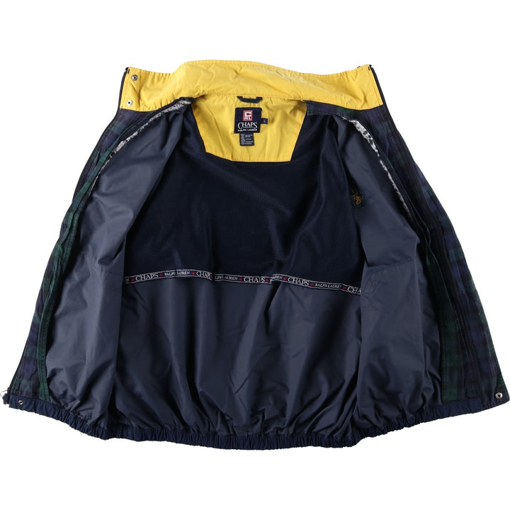 Ralph Lauren CHAPS windbreaker, made in Russia, men's size L polyester navy blue type Vintage Second Hand